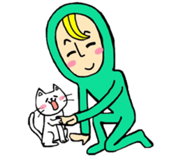 Green older brother 2 sticker #1950895