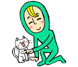 Green older brother 2 sticker #1950895