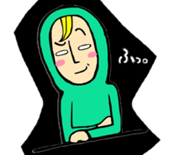 Green older brother 2 sticker #1950896