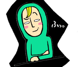 Green older brother 2 sticker #1950896