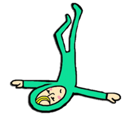 Green older brother 2 sticker #1950898