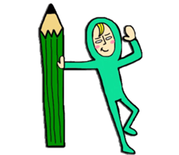 Green older brother 2 sticker #1950908