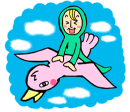 Green older brother 2 sticker #1950909