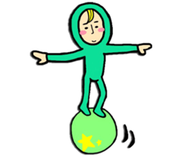 Green older brother 2 sticker #1950910