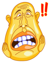 Egg Head is Here sticker #1951134