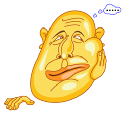 Egg Head is Here sticker #1951144