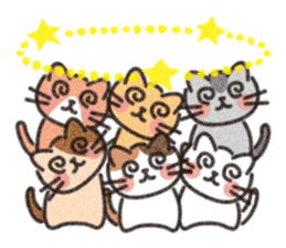 Six Kittens - part II sticker #1951850