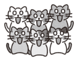 Six Kittens - part II sticker #1951852