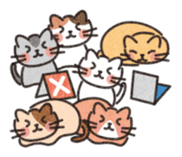 Six Kittens - part II sticker #1951859