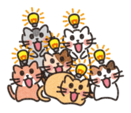 Six Kittens - part II sticker #1951862