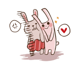 Rabbit with his plastic bag sticker #1952117