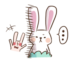 Rabbit with his plastic bag sticker #1952120