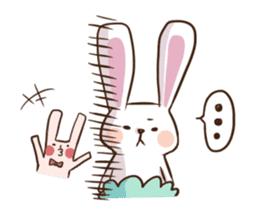 Rabbit with his plastic bag sticker #1952120