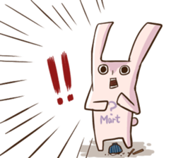 Rabbit with his plastic bag sticker #1952121