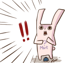 Rabbit with his plastic bag sticker #1952121
