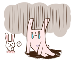 Rabbit with his plastic bag sticker #1952125