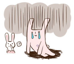 Rabbit with his plastic bag sticker #1952125