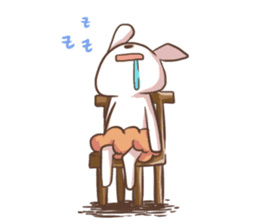 Rabbit with his plastic bag sticker #1952126