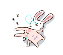 Rabbit with his plastic bag sticker #1952130