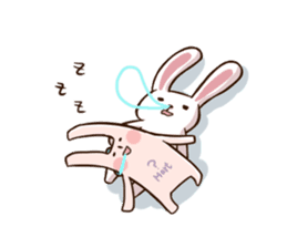 Rabbit with his plastic bag sticker #1952130