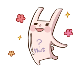 Rabbit with his plastic bag sticker #1952131