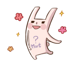 Rabbit with his plastic bag sticker #1952131