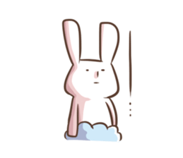 Rabbit with his plastic bag sticker #1952132