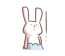 Rabbit with his plastic bag sticker #1952132