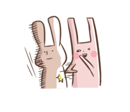 Rabbit with his plastic bag sticker #1952136