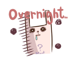 Rabbit with his plastic bag sticker #1952142