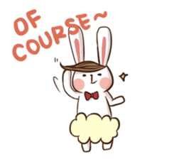 Rabbit with his plastic bag sticker #1952144