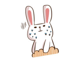 Rabbit with his plastic bag sticker #1952146