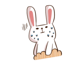 Rabbit with his plastic bag sticker #1952146