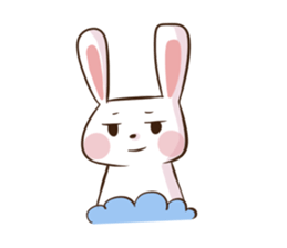 Rabbit with his plastic bag sticker #1952148