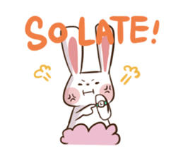 Rabbit with his plastic bag sticker #1952150