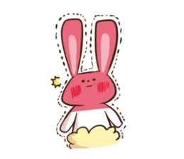 Rabbit with his plastic bag sticker #1952151