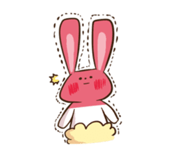 Rabbit with his plastic bag sticker #1952151