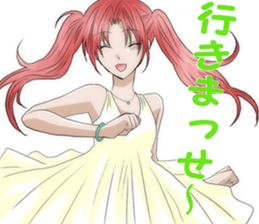 Pretty girls Osakan accent sticker #1952893