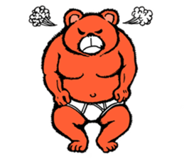 Briefs bear 2 sticker #1953206