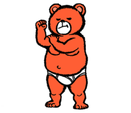 Briefs bear 2 sticker #1953209