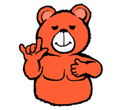 Briefs bear 2 sticker #1953213