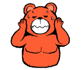 Briefs bear 2 sticker #1953218