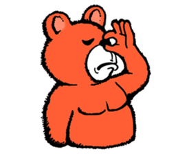 Briefs bear 2 sticker #1953219