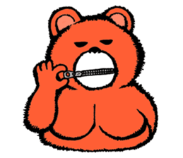 Briefs bear 2 sticker #1953220