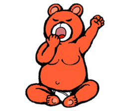 Briefs bear 2 sticker #1953221