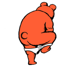 Briefs bear 2 sticker #1953224