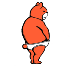 Briefs bear 2 sticker #1953225