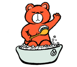 Briefs bear 2 sticker #1953229