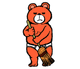 Briefs bear 2 sticker #1953230