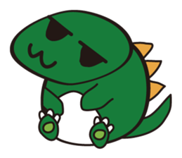 Dinosaur stamp sticker #1953517